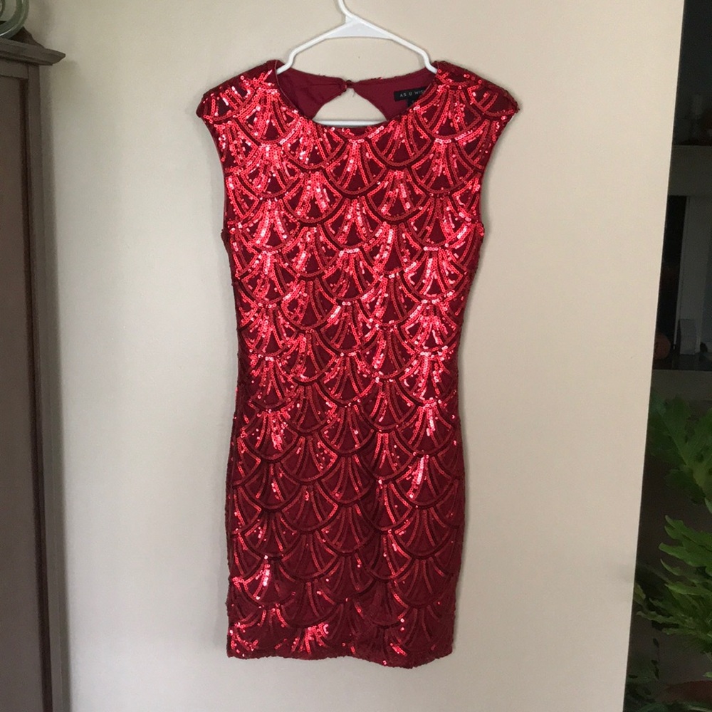 Red cocktail/party dress